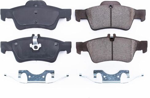طقم فرامل أمامية لإيقاف الطاقة لسيارة Mercedes-Benz CL500 2003-06 |CL550 2007-14 |CL600 2007-14 |CLS400 2015-17 |CLS500 2006 - وسادات فرامل سيراميك مع أجهزة التثبيت، 17-986 in Saudi Arabia