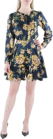 Jessica Simpson Womens Davina Floral Mini Fit & Flare Dress in Saudi Arabia