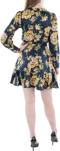 Jessica Simpson Womens Davina Floral Mini Fit & Flare Dress in Saudi Arabia
