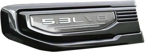 زوج جديد 5.3L V8 تنفيس مجموعة شعارات شعارات ثلاثية الأبعاد للسائق والركاب شارة جانبية متوافقة مع 2019-2024 GMC Sierra GM 85160715 86532094 (رمادي أسود) in Kuwait