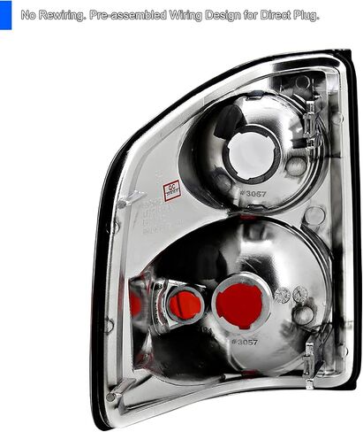 SPEC-D TUNING Smoke Lens Tail Lights Compatible with 1994-2004 Chevy S10, 1994-2004 GMC Sonoma, 1995-2000 Isuzu Hombre, Left + Right Pair Assembly in Saudi Arabia