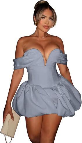 Mini Homecoming Dresses for Women 2025 Satin A Line Off The Shoulder Cocktail Party Gown Prom Dress in Saudi Arabia