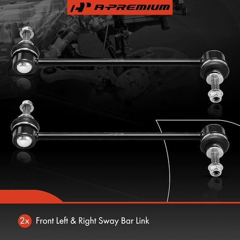 A-Premium 2 × وصلات قضيب تثبيت أمامية Sway Bar، متوافقة مع Jeep KL Series Cherokee 2014-2023 in Saudi Arabia