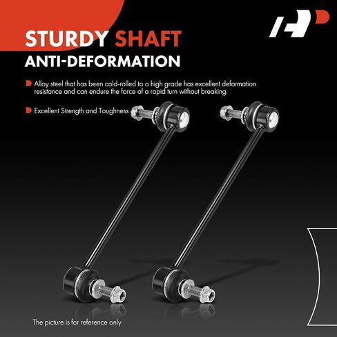A-Premium 2 × وصلات قضيب تثبيت أمامية Sway Bar، متوافقة مع Jeep KL Series Cherokee 2014-2023 in Saudi Arabia