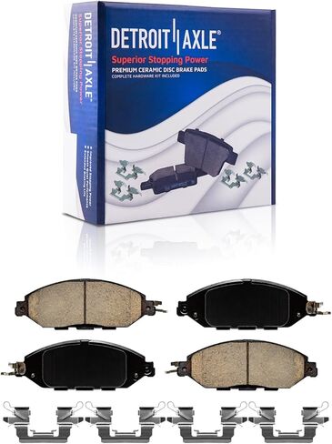 Detroit Axle - Brake Kit for Nissan Pathfinder Murano INFINITI JX35 QX60, Disc Brake Rotors Ceramic Brake Pads Replacement: 12.60" inch Front and 12.13" inch Rear Rotor in Saudi Arabia