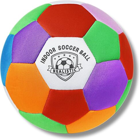 Indoor Soccer Ball Size 4 - Soft House Soccer Ball Size 4 for Protect Inside Home Furniture Silent Size 4 Soccer Ball for Girls Kids Youth Boys Fun Soccer Gifts Birthday Christmas in Kuwait