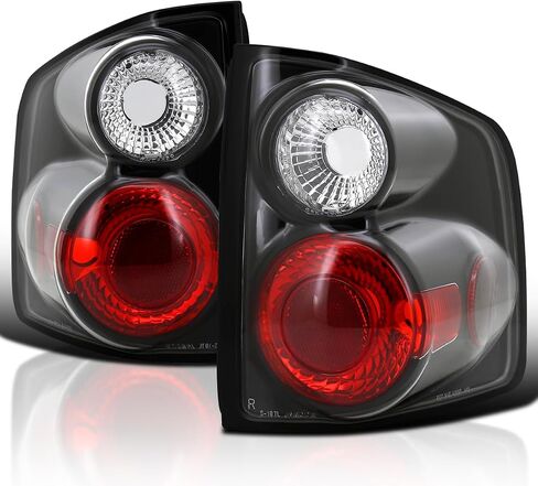 SPEC-D TUNING Smoke Lens Tail Lights Compatible with 1994-2004 Chevy S10, 1994-2004 GMC Sonoma, 1995-2000 Isuzu Hombre, Left + Right Pair Assembly in Saudi Arabia