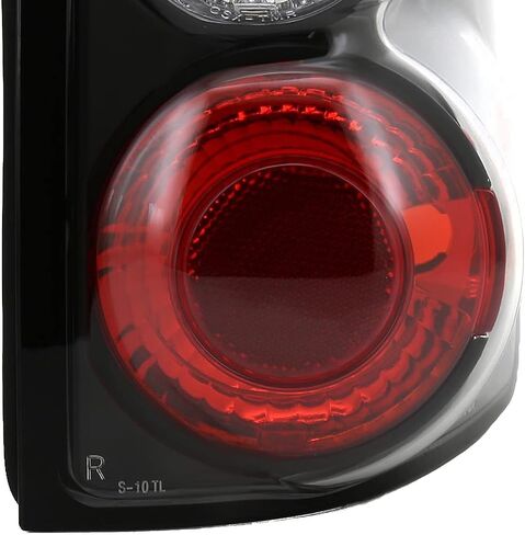 SPEC-D TUNING Smoke Lens Tail Lights Compatible with 1994-2004 Chevy S10, 1994-2004 GMC Sonoma, 1995-2000 Isuzu Hombre, Left + Right Pair Assembly in Saudi Arabia