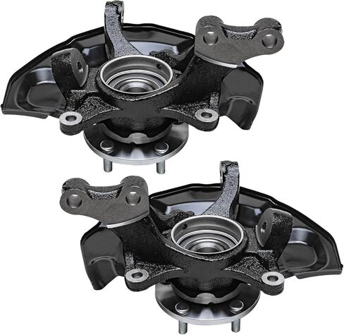Detroit Axle - Front Steering Knuckles & Wheel Hub Bearings Rear Struts with Coil Springs Sway Bars Kit Replacement for 2006-2011 Toyota Avalon - 10pc Set in Saudi Arabia