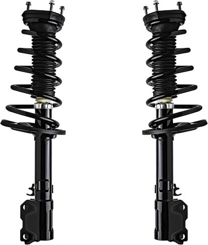 Detroit Axle - Front Steering Knuckles & Wheel Hub Bearings Rear Struts with Coil Springs Sway Bars Kit Replacement for 2006-2011 Toyota Avalon - 10pc Set in Saudi Arabia