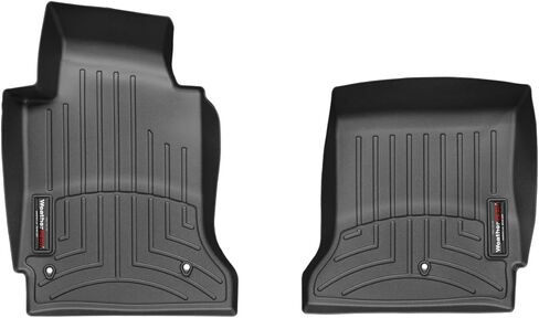 WeatherTech Custom Fit FloorLiners for Chevrolet Corvette - 1st Row (444741), Black in Saudi Arabia