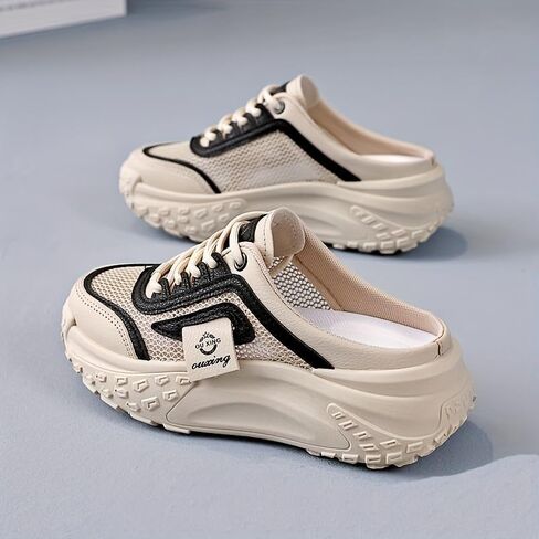 Versatile Comfort Slippers - Women's Sport Sandals & Slides with Breathable Mesh, Thick Sole, and Casual Style for Summer Outdoor Activities in Saudi Arabia