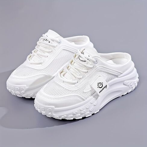 Versatile Comfort Slippers - Women's Sport Sandals & Slides with Breathable Mesh, Thick Sole, and Casual Style for Summer Outdoor Activities in Saudi Arabia
