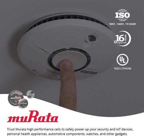 Murata CR1216 Battery DL1216 ECR1216 3V Lithium Coin Cell (100 Batteries) in Saudi Arabia