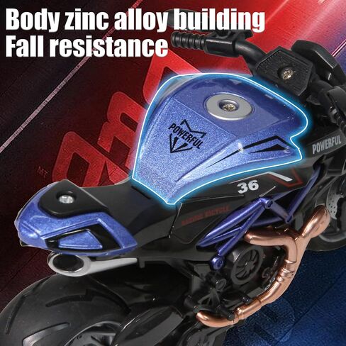 1/12 Alloy Metal Motorcycle Model Toy - 4-in-1 Diecast Mini Motorcycle Set for Racing & Collection, Gift for Men, Kids & Motorcycle Enthusiasts in Kuwait