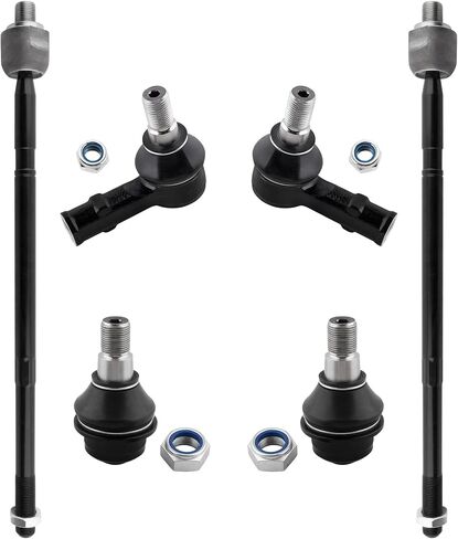 BOXI (Set of 6) Front Inner & Outer Tie Rod Ends Lower Ball Joints Fit for Dodge Sprinter 2500 3500 2003-2006 for Freightliner Sprinter 2500 3500 2002 2003 2004 2005 2006 | Replace ES3689 EV460 K7455 in Saudi Arabia
