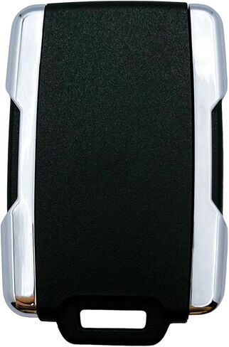 Replacement Key Fob Shell Case Fits for Keyless 4 Buttons Chevy Silverado Colorado GMC Canyon Sierra 2014 2015 2016 2017 2018 2019 2020 2021 Entry Remote Control Key Cover (Silver) in Saudi Arabia