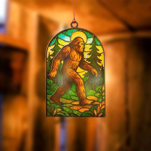 زخرفة عيد الميلاد 2025 - زخرفة رجل الثلج، زينة رجل الثلج لشجرة عيد الميلاد، زينة شجرة عيد الميلاد، زينة عيد الميلاد الأكريليكية، تأثير صائد الشمس للنوافذ الزجاجية الملونة المعلقة، تعليق السيارة in Kuwait