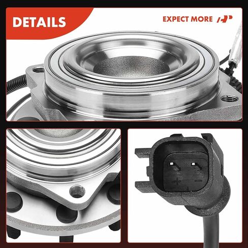 A-Premium 2 × محمل العجلة الأمامية ومجموعة المحور مع ABS و10 عروة متوافقة مع Ford F-250 Super Duty، F-350 Super Duty، F-450 Super Duty، F-550 Super Duty، 2017 2018 2019 2020 in Saudi Arabia