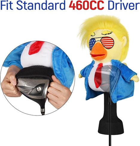 Funny Driver Headcover, Golf Headcovers for Driver, Golf Gift Golf Head Cover Fit 460CC Driver in Saudi Arabia