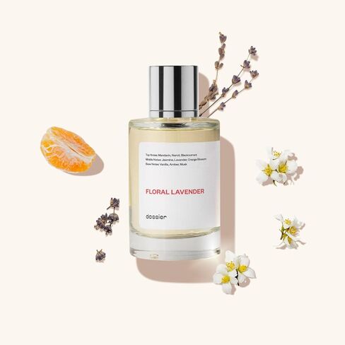 Dossier - Floral Lavender - Eau de Parfum - Inspired by YL's Libre - Perfume Luxury - Pure Infused - Paraben-Free - Vegan - For Women - Fragrance - 3.4 Fl 0z (Spray 100ml) in Kuwait