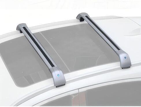 2PCS Crossbar Cross Bar Fit for BMW X7 G07 2019-2025 Aluminum Luggage Cargo Carrier Roof Rack Rails Anti-Theft Locks Lockable in Saudi Arabia