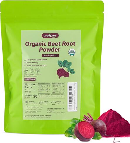 مسحوق جذر البنجر الخام الأصلي 2 رطل | البنجر المعصور على البارد سوبر فود | غني طبيعيًا بالنترات النباتية | مكمل غذائي غير معدّل وراثيًا ونباتي وخالي من الغلوتين in Kuwait