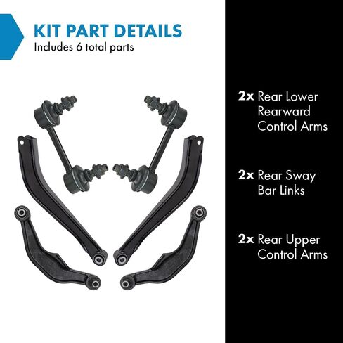 TRQ Rear Suspension Kit Compatible with 2000-2004 Subaru Outback in Saudi Arabia