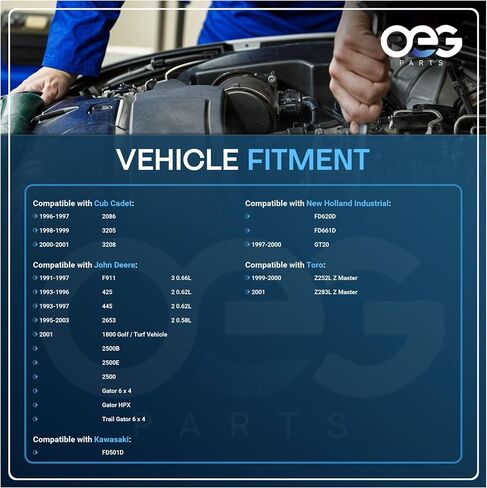 OEG Parts New Starter Compatible with John Deere Mower 2653 F911 & Lawn Tractor 425 445 1991-2003 AM109408 MIA10946 MIA12270 ND1280009363 41052048 41052048R SND0285 in Saudi Arabia