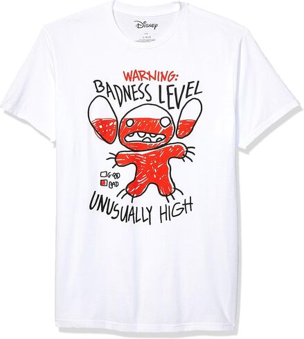 Disney Lilo & Stitch Badness Level Graphic T-Shirt in Saudi Arabia