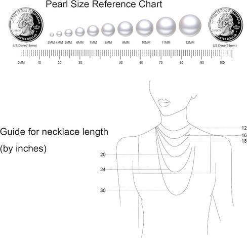 8mm Pearl Necklace 925 Sterling Silver Jewelry AAAAA Cubic Zirconia Heart Pendant Necklace Best Gifts for Mom Women Girlfriend Grandma Friend Lover Her Wedding Birthday Anniversary Graduation Daily in Saudi Arabia
