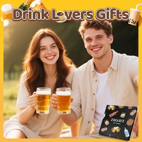 هدايا البيرة من زمارت للرجال والنساء - جوارب البيرة لمحبي البيرة، هدايا الشرب المضحكة، حشوات تخزين البيرة in Kuwait