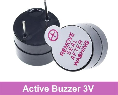 10pcs 3V 5V 12V Active Buzzer Magnetic Long Continous Beep Tone 12 * 9.5mm(3V Active Buzzer) in Saudi Arabia