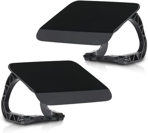 LQI Front Headlight Washer Cover Powerwash Cap Cover Pair Compatible with Land Rover Range Rover 2013-2017 Black LR038767, LR038768 in Saudi Arabia