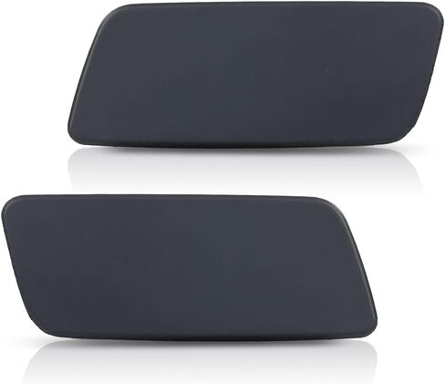 LQI Front Headlight Washer Cover Powerwash Cap Cover Pair Compatible with Land Rover Range Rover 2013-2017 Black LR038767, LR038768 in Saudi Arabia