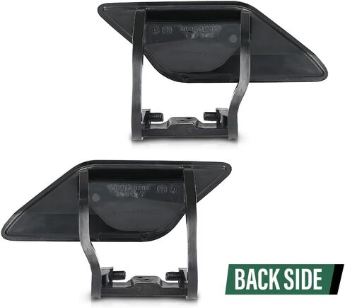 LQI Front Headlight Washer Cover Powerwash Cap Cover Pair Compatible with Land Rover Range Rover 2013-2017 Black LR038767, LR038768 in Saudi Arabia
