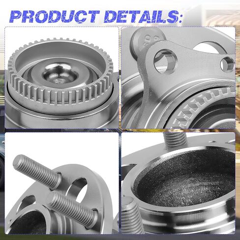 Rear Wheel Hub Bearing Assembly Compatible with Hyundai Elantra, Elantra Coupe, Elantra GT, Compatible with Veloster, Compatible with Kia Forte, Forte Koup, Forte5 in Saudi Arabia