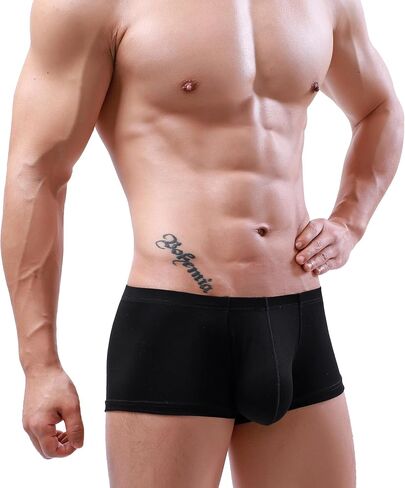 Men's Modal Bulge Boxer Briefs Stretch Pouch Underpanties for Men in Saudi Arabia
