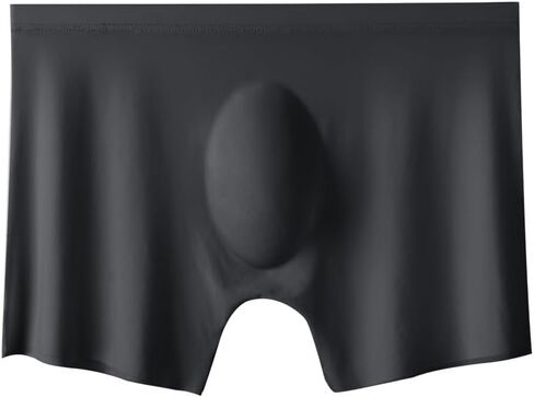 Men's Traceless Ice Silk Boxers Briefs Sexy See-Through underpants in Saudi Arabia