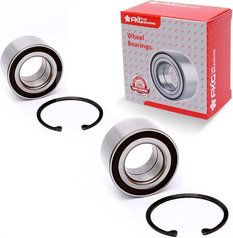 FKG 510090 Front Wheel Hub Bearing fit for 07-12 Dodge Caliber, 07-17 Jeep Compass Patriot, 08-15 Mitsubishi Lancer (FWD ONLY), 07-16 Mitsubishi Outlander, 11-16 Mitsubishi Outlander Sport, Set of 2 in Saudi Arabia