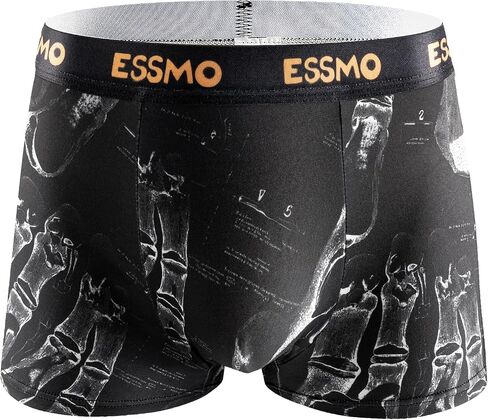 Men's Boxer Briefs Flexible Waistband No Ride up Relax Fit Halloween Multicolor Boxer Briefs in Saudi Arabia