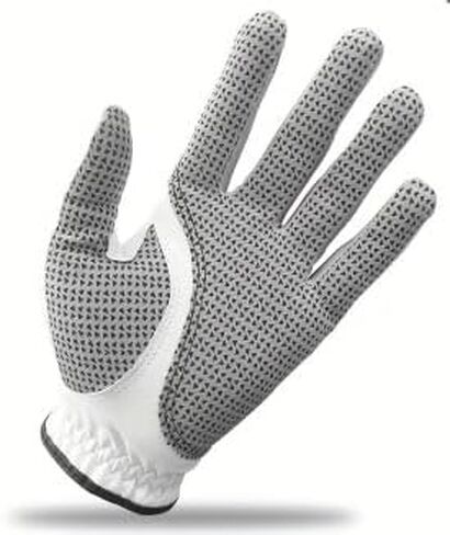 1Pcs Leather Men's Golf Gloves Left Hand, Male Sports Gloves, Non-Slip Wear-Resistant, Breathable, Soft, Enhanced Grip and Comfort in Saudi Arabia