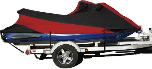 غطاء SavvyCraft Yamaha WaveRunner GP1200 GP800 GP760 مناسب للمقطورات Jetski PWC رمادي/أسود بدرجتين من اللون in Kuwait