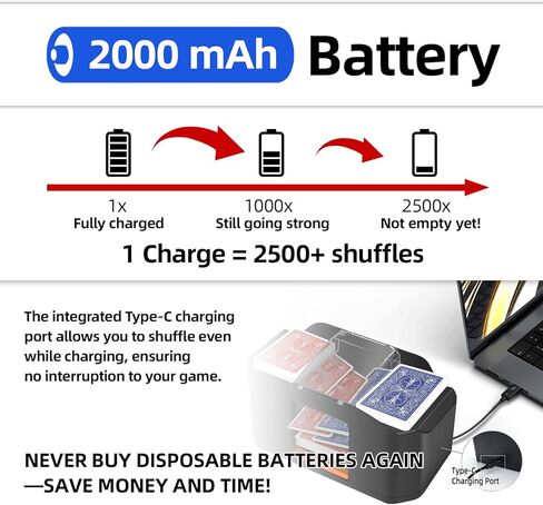 ماكينة خلط البطاقات التلقائية، لألعاب البطاقات المنزلية مثل Texas Hold'em، والبوكر، والبلاك جاك، والمزيد، ماكينة خلط البطاقات القابلة لإعادة الشحن تقدم اختيارات للهدايا. in Kuwait