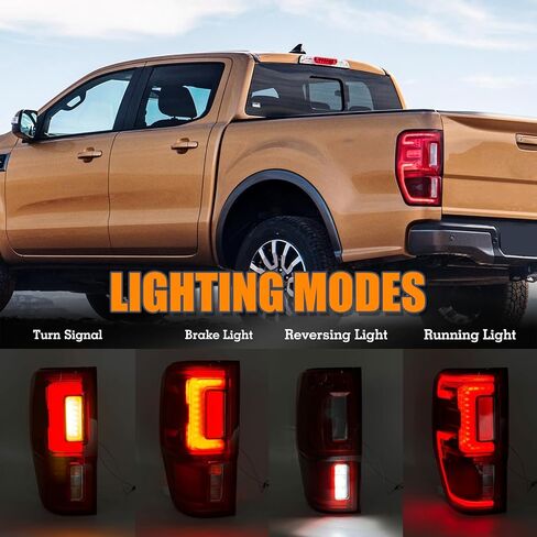 Halogen Tail Light Assembly Compatible With 2019-2022 Ford Ranger Rear Lamp Driver Side Replacement KB3Z-13405-F FO2800273 in Saudi Arabia