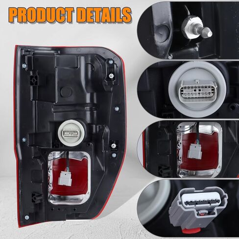 Halogen Tail Light Assembly Compatible With 2019-2022 Ford Ranger Rear Lamp Driver Side Replacement KB3Z-13405-F FO2800273 in Saudi Arabia