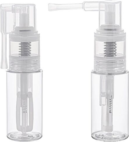 KALIONE 2-Pack 25ml Empty Powder Spray Bottles, Reusable Detachable Travel Bottles, Body Care Accessories for Face, Hair, Body, Nail in Saudi Arabia