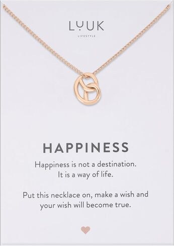 LUUK LIFESTYLE Necklace with Pendant, Waterproof Stainless Steel Chain, Elegant Design & Everyday Necklace for Women, Jewelry Gift Idea in Saudi Arabia