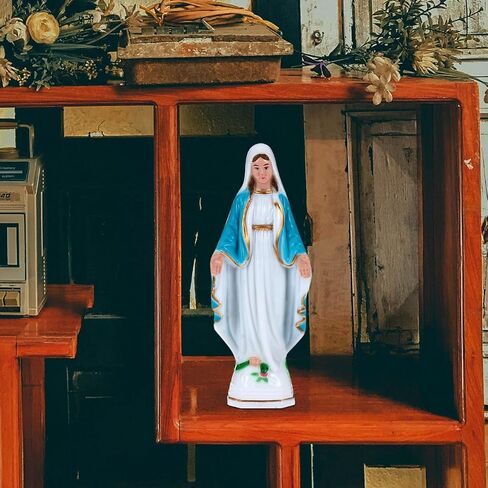 BESPORTBLE Virgin Mary Statue, Plastic Mary Statue Blessed Virgin Mother Statues Virgin Mary Figurines for Catholic Religious Home Decor, 6 Inch in Saudi Arabia