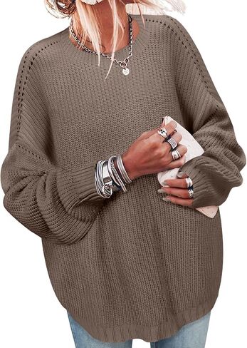 Lylinan Womens Sweaters Long Sleeve Sweatshirts for Women Fall Fashion Tops Trendy Outfits Laides Tunics S-XXL in Saudi Arabia
